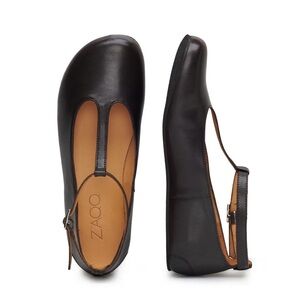 ZAQQ Barefoot Qite Dark Brown Ballerina
